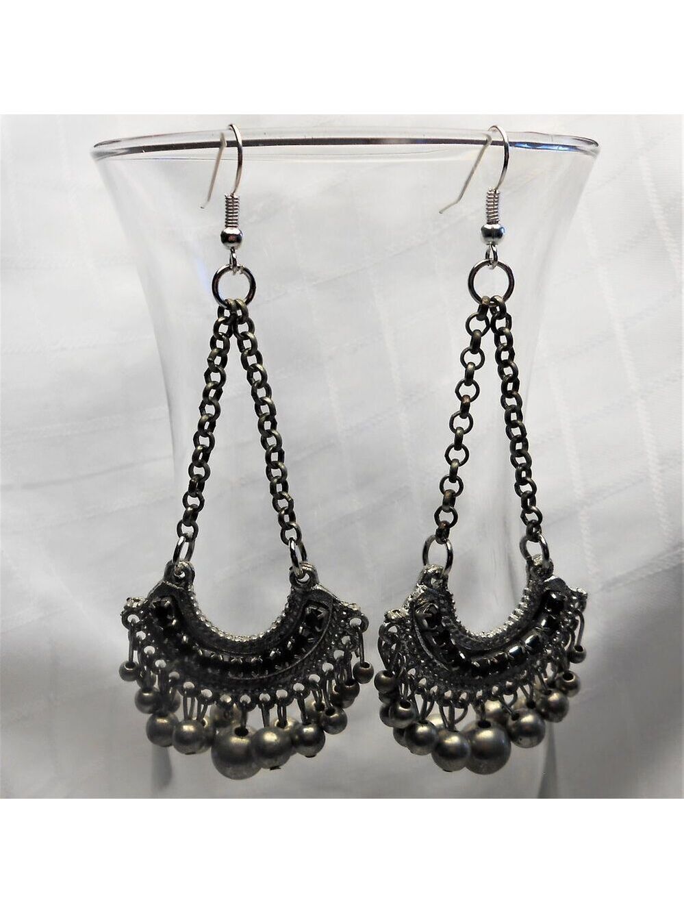 No 380 Lightweight handmade Baladi-style earrings